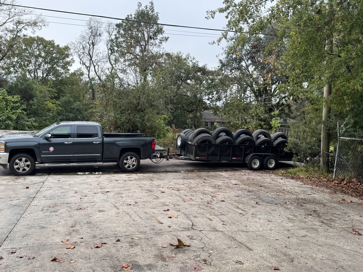 Scrap tires collected by COPA Tires in Florida (photo 1)