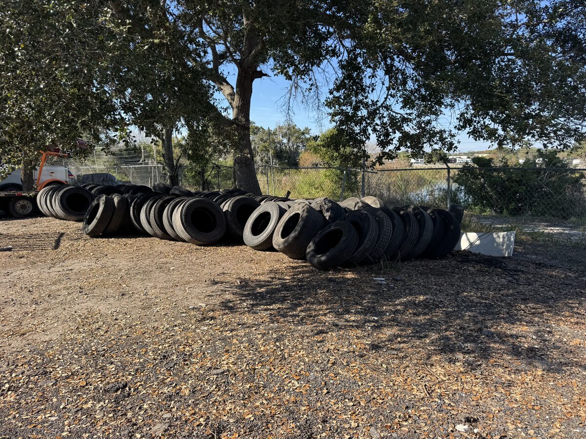 Scrap tires collected by COPA Tires in Florida (photo 2)