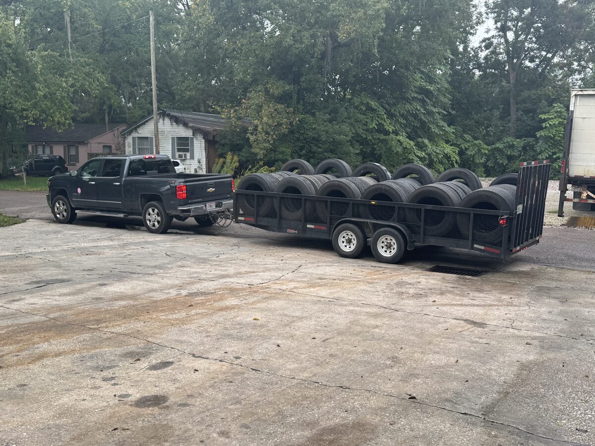 Scrap tires collected by COPA Tires in Florida (photo 5)